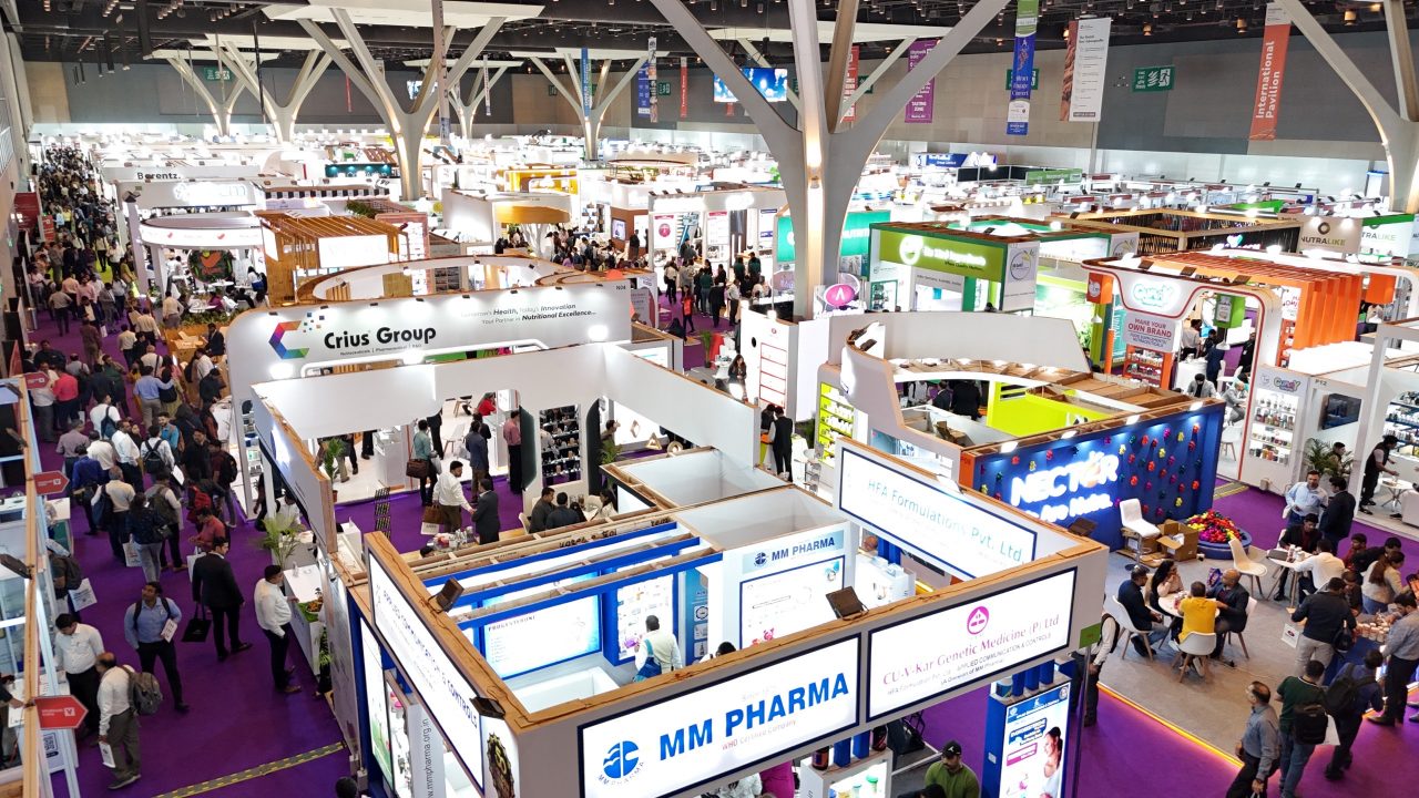 Attendees networking at Vitafoods India 
