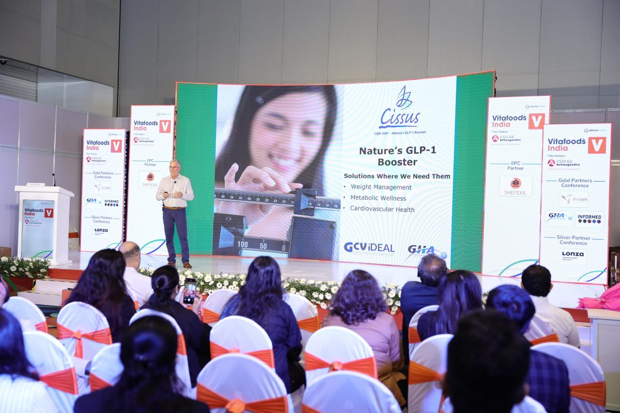 Panelists in a discussion session at the Vitafood Conference.
